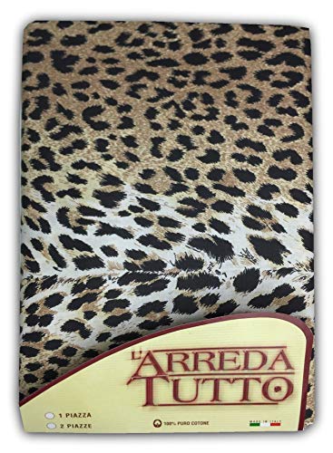 tex family Telo ARREDO COPRITUTTO Gran Foulard COPRILETTO COPRIDIVANO Tessuto MACULATO Leopardato Sexi - 2 PIAZZE