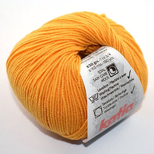 Katia Merino Baby - Farbe: Mostaza (71) - 50 g / ca. 165 m Wolle