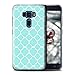 Produktbild Stuff4® Hülle/Case für ASUS ZenFone 3 ZE520KL / Aqua Quatrefoil Muster/Wintermode Kollektion