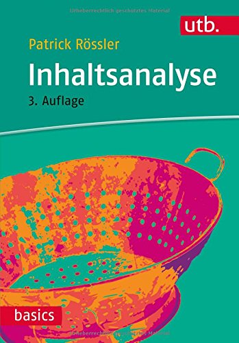 Download Inhaltsanalyse (utb basics, Band 2671)