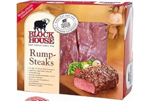 ‎BLOCK HOUSE Block House Roastbeef (Rumpsteak) Frischfleisch ca. 1,14 kg inklusive gekühltem Versand innerhalb von ca. 7 Arbeitstagen (da frisch zugeschnitten)