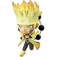 Bandai Chibi Masters Naruto Uzumaki Anime Figure | 8cm Anime Merch Naruto Toy In Action Pose | Mini Figurine In Window Box | Bandai Chibi Masters Collectable Naruto Figures Make Great Anime Gifts