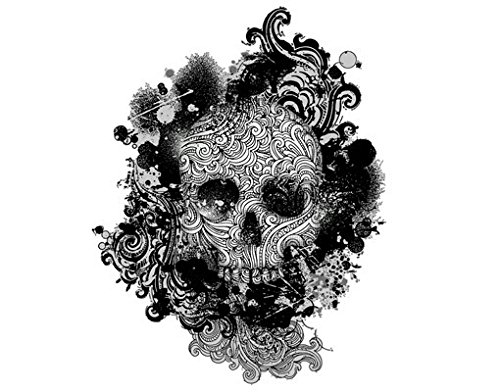 WTD 42628 Wandtattoo mehrfarbig Nummer 503 Skull 74 x 95 cm - 3