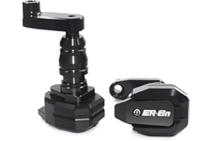 AFGIFT Motorrad Sturzpads Für Kawasaki ER-6N ER6N ER 6N 2012-2016 Motorrad Absturzsicherung Rahmen Slider Verkleidung Schutz Anti Crash Pad Schutz (Farbe : Black, Size : ER-6N)