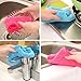 Produktbild Upxiang Hängende Reinigung Handtuch, Küche Waschlappen, Waschen Polieren Tuch, Geschirrtuch, Küchentuch, Faser Geschirrtuch, dishrag resistent Öl schmutzig (Lila)