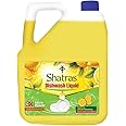Shatras Dishwash Liquid Gel 5 Liter With Lime Fragrance | Dishwash Liquid Infused With The Power Of Lemons | Refreshing, Antibacterial & Leaves No Residue | Fast Cleaner For All Types Of Utensils