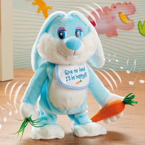 Playtastic Singender und tanzender Hase „Barney“ mit Stoff-Karotte - 3