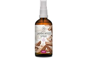 AROMATIKA TRUST THE POWER OF NATURE Sandalwood Linen and Room Spray - 100ml - Natural Air Freshener Made with Pure Sandalwood Essential Oil - Bathroom Air Freshener - Calming Pillow Spray - Sandalwood Aromatic Spray