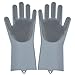 Produktbild JLKPBX Badreinigung zu Hause Küche Magie Waschen Abstauben Bad verwenden breite Küchenhandschuhe zur Reinigung Upgrade Wärme11.5x32.5cm grau