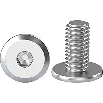 Drenky Viti A Testa Bombata Con Esagono Incassato E Flangia M5x12mm,20 Pezzi Bullone Meccanico Acciaio Inox A2 V2A Viti Completamente,Filettatura Completa Metrica