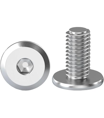 25 Paia Viti Di Collegamento M5x12mm In Acciaio Inox A2 - Nero Dacromet Per Mobili E Armadi - Foto 8