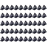 Einstellbar Kabelschellen Verstellbare Klebstoff Nylon Draht Klemmen, Schwarz, 50 Stück