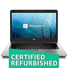 (Certified REFURBISHED) HP Elitebook 840 G1-I5-4GB-128 GB SSD 14-inch Laptop (4th Gen Core i5/4GB/Windows 10/Integrated Graphics), Black