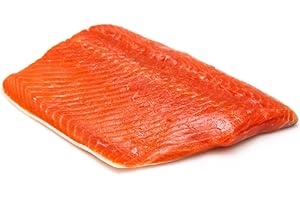 LONDON GROCERY Fresh Salmon Fillet 600g x 2 Pack | Premium Boneless Skin-On Salmon Cuts | Rich Omega-3 | Ideal for Grilling, Baking & Healthy Meals