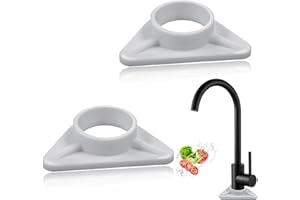 EUYKQNOI 2 Stück wasserhahn befestigung Kunststoff Spülenverstärkung Stabilisator für Armaturen für Armaturen auf Edelstahlspülen Kunststoff und einfache Montage