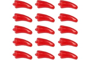 FSSTUD 240 Stück Kunststoff Schneemann Nasen Karottennase Sicherheitsnasen Schneemann Basteln für DIY Crafts S