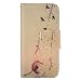 Produktbild Nancen Samsung Galaxy S5 Mini / SM-G870 (4,5 Zoll) Handy Lederhülle, Flip Case Wallet Cover with Stand Function, Folio Bookstyle Handytasche Soft Silikon Bunte Muster Tasche PU Leder Slim Shell Handyhülle.