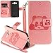 Produktbild Neu ISENPENK Samsung Galaxy J5(2016)/J510/J5(2016) Duos Hülle Leder [Rosa] Wallet Magnet,Tiere Muster 3D Panda Samsung Galaxy J5(2016)/J510/J5(2016) Duos Flip Case Tasche Handyhülle Lederhülle 3-in-1 Bookstyle Geldbörse Tasche,Ständer Standfunktion Schutzhülle Tasche Credit Card Slots