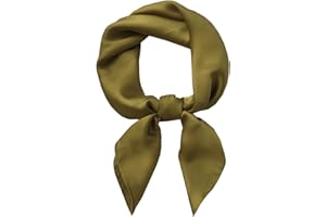 KOOYOL Sciarpe Donna Seta-Sciarpa di Seta Quadrata Sciarpa di Raso Bandane Leggero Elegante Fazzoletti da testa Protezione Solare Quattro Stagioni