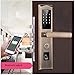 Produktbild Jackeylove Bluetooth sperrt biometrische Fingerabdruck-Lock Keyless Smart Electronic Locks Home Entry Anti-Diebstahl für Aluminiumpür und Holztür