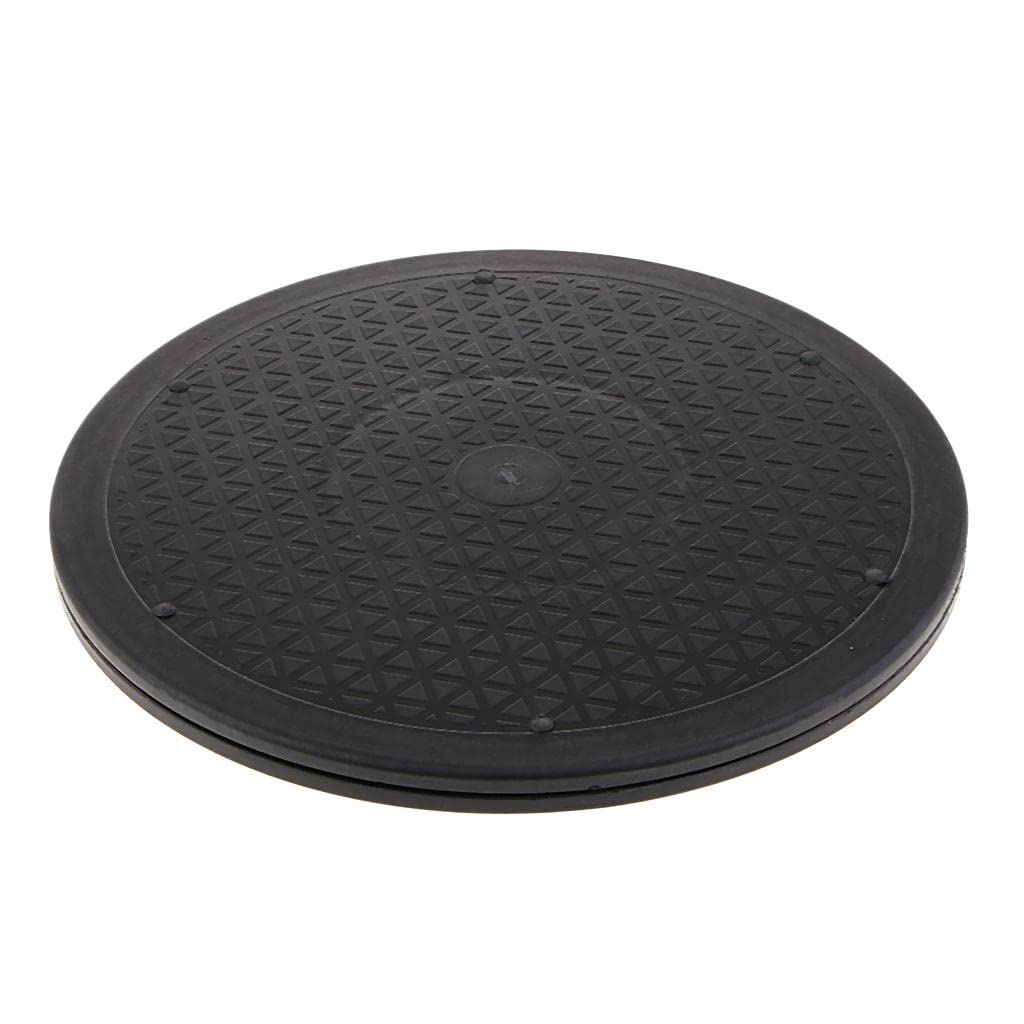 30cm / 11.81inch Turntable Stand Ball Bearings Plastic Lazy Susan 360 Rotating Swivel Tray for Home TV, Office Monitor, Display Tool