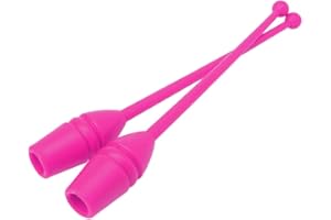 LIUDUO 1 paio di bastoni ritmici per ginnastica, danza, sport, fitness, ritmica, ginnastica, bastone flessibile e liscio, ideale per ginnastica, appassionati di ginnastica, amanti della danza