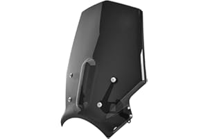 TAZGANTAX Motorrad-Windschutzscheibe, Sportvisier, Windabweiser, passend für CB125R CB300R CB250R CB 125 R CB 300 R CB 250 R Zubehör 2019 2020 2021 2022 2023 (Rauch)