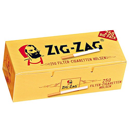 OCB 9008.1 Zig Zag Zigaretten Hülsen, Cigarette Tubes, 10 Pakete, 10,000 Stück