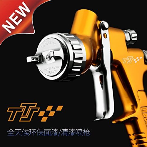 Limited Edition Gold Devilbiss GFG TT Professional Spray Gun HVLP Auto Spray Gun, Spray 1.3mm nozzle Premium Auto Spray Gun