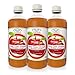 Sinew Apple Cider Vinegar With Mother of Vinegar- 500 ml Pack of 3 Unfiltered, Unpasteurised with all the natures benefits RS.649.00