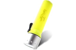 MEIN HERZ LED Linterna de Buceo,Linterna de Iluminación,Impermeable, Interruptor Magnético, Adecuado para Pesca Nocturna, Buceo, Ciclismo de Noche, Senderismo de Noche, Exploración al Aire Libre