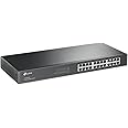 TP-Link TL-SG1024 24-Port Unmanaged Gigabit Ethernet Splitter PoE Switch, 19-inch Rack-Mount Network Switch, Steel Case, 48Gbps Capacity 19-inch Rack-Mount, 10/100/1000base-t-rohs Compliance