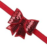B-Comrade Baby Girls Kid Sequin Bowknot Headband Hairband