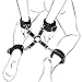 Produktbild WOXXON Handfesseln Fußfesseln Set Schwarz Bondage-Accessoire für Paare Bind