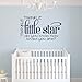 Twinkle Twinkle Little Star Children's Bedroom Kids Room Baby Nursery Wall Sticker Wall Art Vinyl Wall Decal Wall Mural - Regular Size (Large size also available)