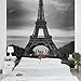 Produktbild Apalis Vliestapete Spot on Paris Fototapete Quadrat | Vlies Tapete Wandtapete Wandbild Foto 3D Fototapete für Schlafzimmer Wohnzimmer Küche | Größe: 240x240 cm, grau, 95468