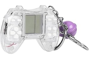 Satohom Llavero Consola de Juegos Retro Mango Colgante Llavero Mini Consola de Juegos Portátil Llavero de Manija de Juego Clásicos Game Console Regalo para Niños Adultos Cumpleaños Fiesta
