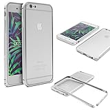 Expressversand! Urcover® Aluminium Bumper kompatibel mit Apple iPhone 6 / 6s (4,7 Zoll) Case Schutz-Hülle Alu Metal Rahmen Cover Silber