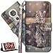 Produktbild HMTECH Motorola Moto G5S Hülle,Moto G5S Schutzhülle,Moto G5S Hülle Leder Flip Bookstyle Wallet Tasche Brieftasche Etui Case,Moto G5S Hülle Elegant Retro Luxus 3D Süßes Cat Tiger Muster Flip Cover Wallet Brieftasche Hardcase Taschen Schalen Handy Tasche im Bookstyle mit Standfunktion Karten Slot und Magnetverschluß Flip Case Hülle Ledercase Hülle Schutzhülle Cover für Motorola Moto G5S,Cat Tiger YX