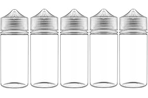 SASAMI Chubby Gorilla 100ml V3 Pet Unicorn bottiglia vuota trasparente + tappo trasparente - set da 5