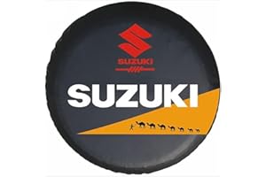 VEGIONE Coperture per Pneumatici di Ricambio Auto,per Suzuki Jimny SX4 Swift Vitara Kizashi Ignis Livio S-cross,Impermeabili Antipolvere CopriRuota di Scorta con,B 15in