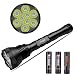 Produktbild nktech Super Hell nk-9t6 9 x T6 LED 11000LM Taschenlampe Tactical Taschenlampe Bike Kopf Lampe mit verlängerter Tube, Fit Camping Jagd und 3 Soshine 18650 2600 mAh Akku