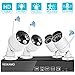 Price comparison product image YESKAMO [Floodlight & Audio] Wireless CCTV Camera Systems with Audio 1080P 8CH NVR Recorder w/ 2x Floodlight Camera & 2x Wifi Camera for Outdoor Home Security with 2 Way Audio, Motion Activated Alert