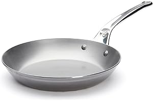 de Buyer - Patelnia MINERAL B PRO - 24 cm - 5680.24, srebrna