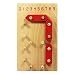 Children's Wooden Set of Two Learn the Digits Game With 7 Wooden Pieces and One Wooden Support Each