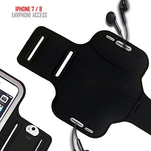 Sportarmband Running Armband für iPhone 7 / Samsung S7 Mit Fingerprind-Identifizierung. Telefon Workout & Joggen Handyhalter Case. (Kleine 20cm – 40cm Mittel Arme) - 4