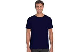Gildan Men's Adult Softstyle Crew Neck 64000 Regular Fit Short Sleeve T-Shirt