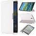Produktbild iHarbort® Samsung Galaxy Tab S 8.4 Hülle Case - Ultra Slim Leder Tasche Hülle Etui Schutzhülle Für Samsung Galaxy Tab S 8.4 Zoll T700 T705 Case Holder mit automatischer Weckfunktion (Galaxy Tab S 8.4, Weiß)