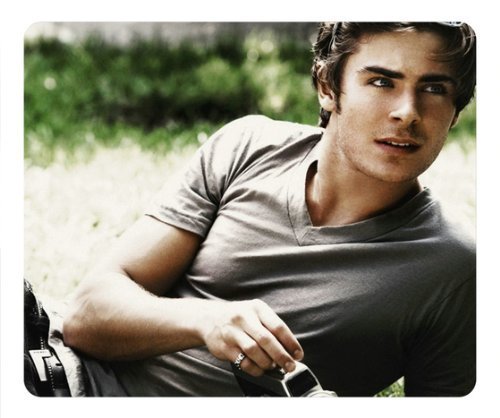 Zac Efron oblong mouse pad by eggcase