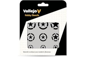 (VALST-AIR004) - AV Vallejo Stencils - USAF Marks 1:32, 1:48 e 1:72